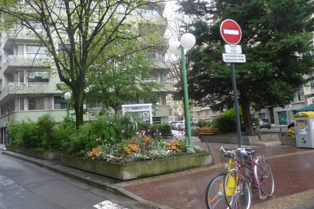 Bel Appartement Charme Ancien Dans Quartier Anime Grenoble Exterior photo